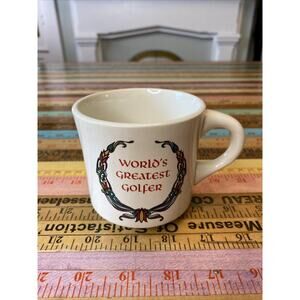 "World's Greatest Golfer" Vintage Coffee Mug Cup Mug Shanty California USA